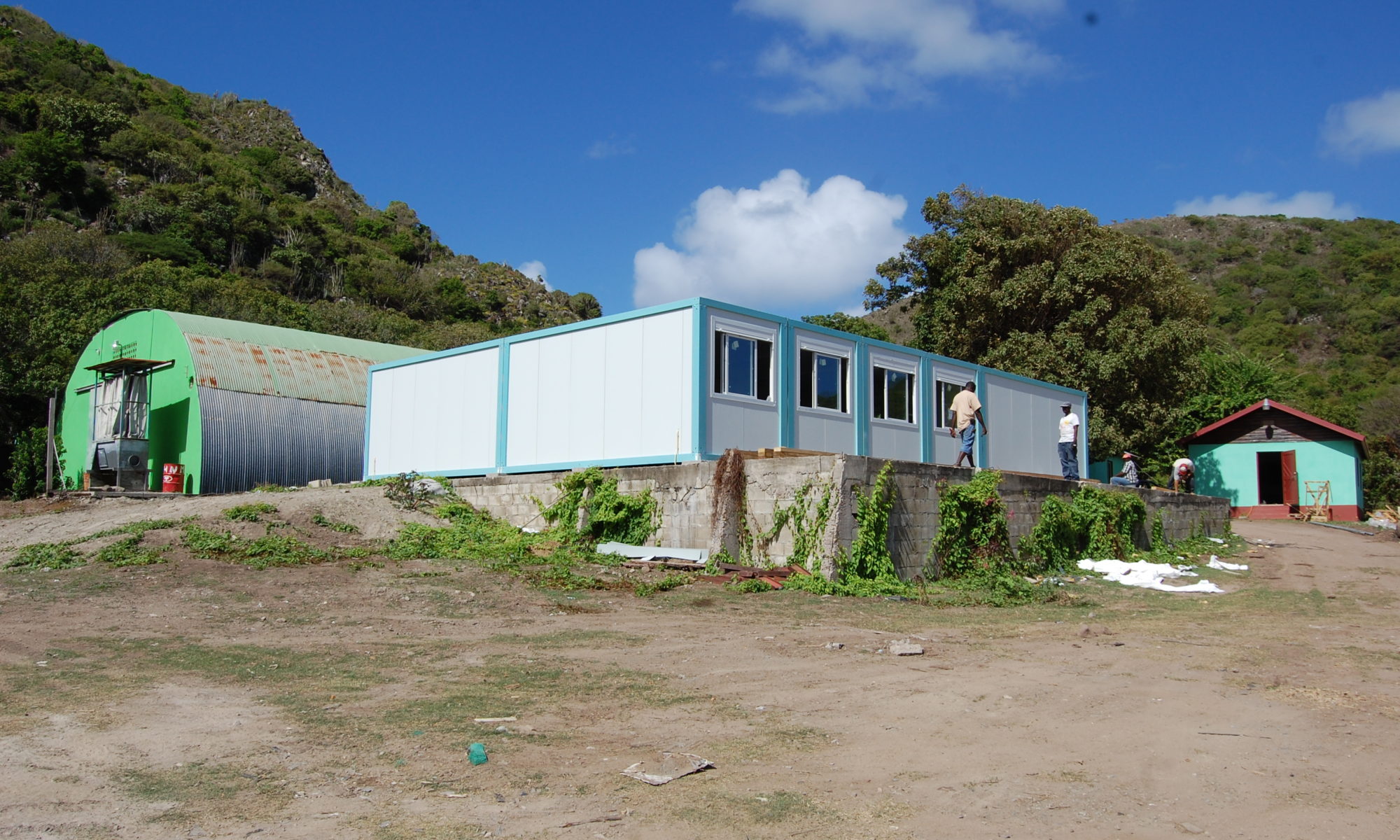 Modular building of school