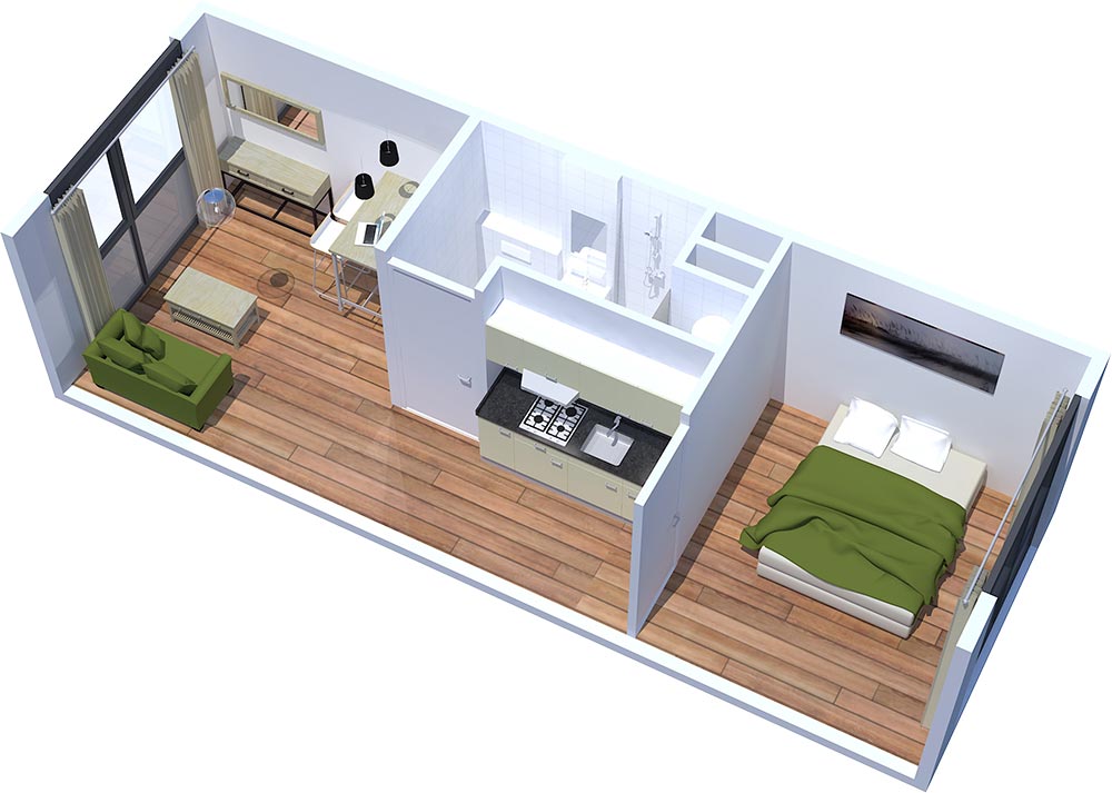 Modular home Concrete 35